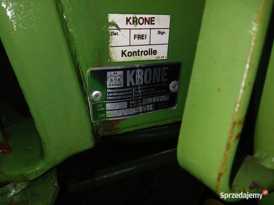 Zgrabiarka Krone KS 380 świętokrzyskie Nowy Korczyn