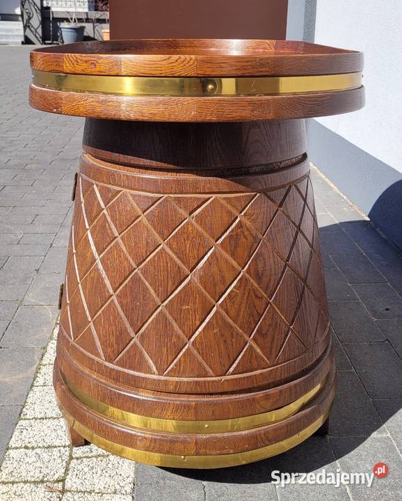 Dębowy barek podwójna beczka Zamość