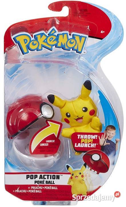 Wyskakujący Pikachu Pokemon Poke Ball Pop Action Mogilany