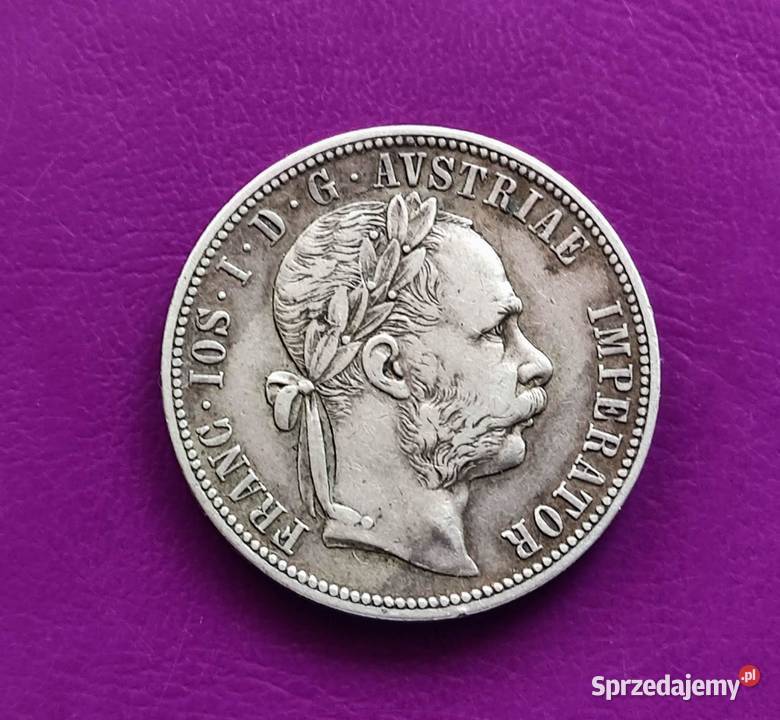 Moneta 1 FLOREN 1878 AUSTRIA Srebro Poszukiwana Pruszków sprzedam