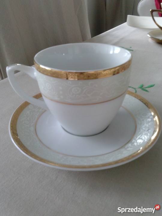 Nowa filiżanka ze spodeczkiem śląska porcelana Gdańsk sprzedam