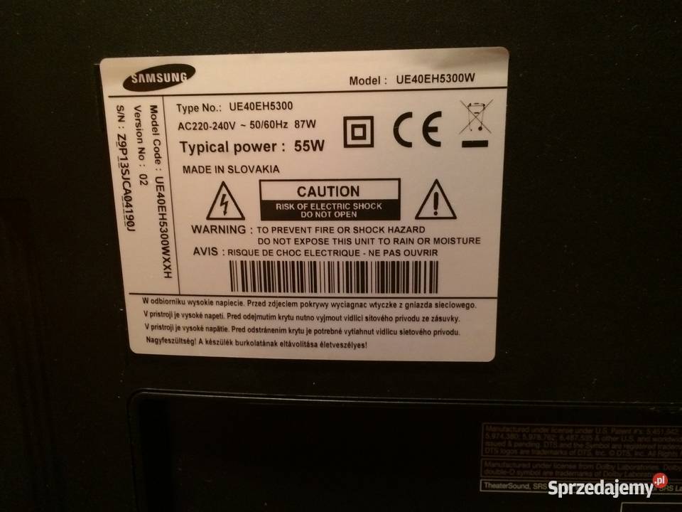 Telewizor LCD SAMSUNG Smart z pilotem Samsung Warszawa