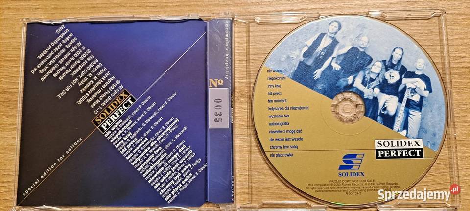 Perfect Solidex CD limited numer 0035 PROMO 1999 CD Płyty i kasety