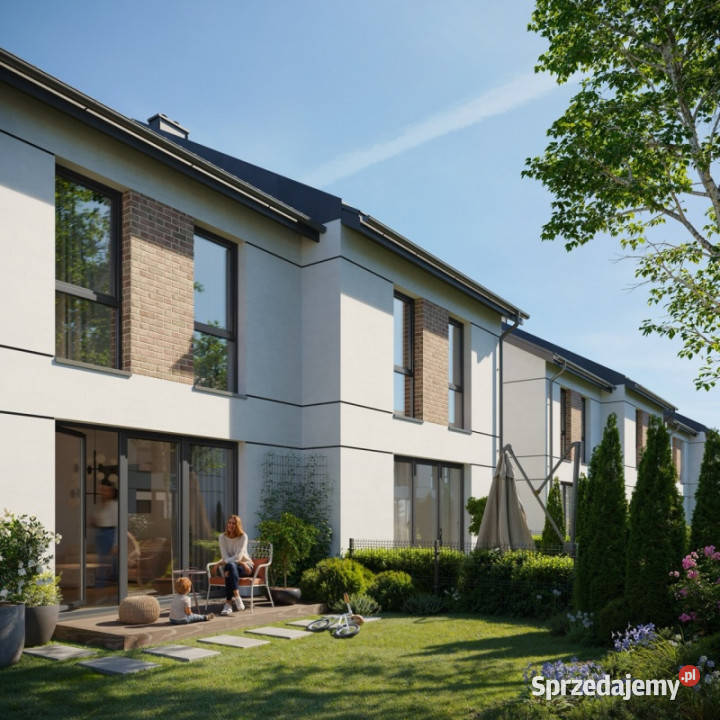 Nowoczesny dom 4 pokoje ogród miejsca postojowe Sprzedaż Sochaczew sprzedam