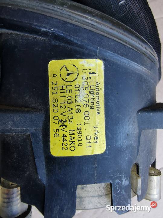 halogen w251 rklasa a251 320 07 56 I 305 200 028 sprzedam