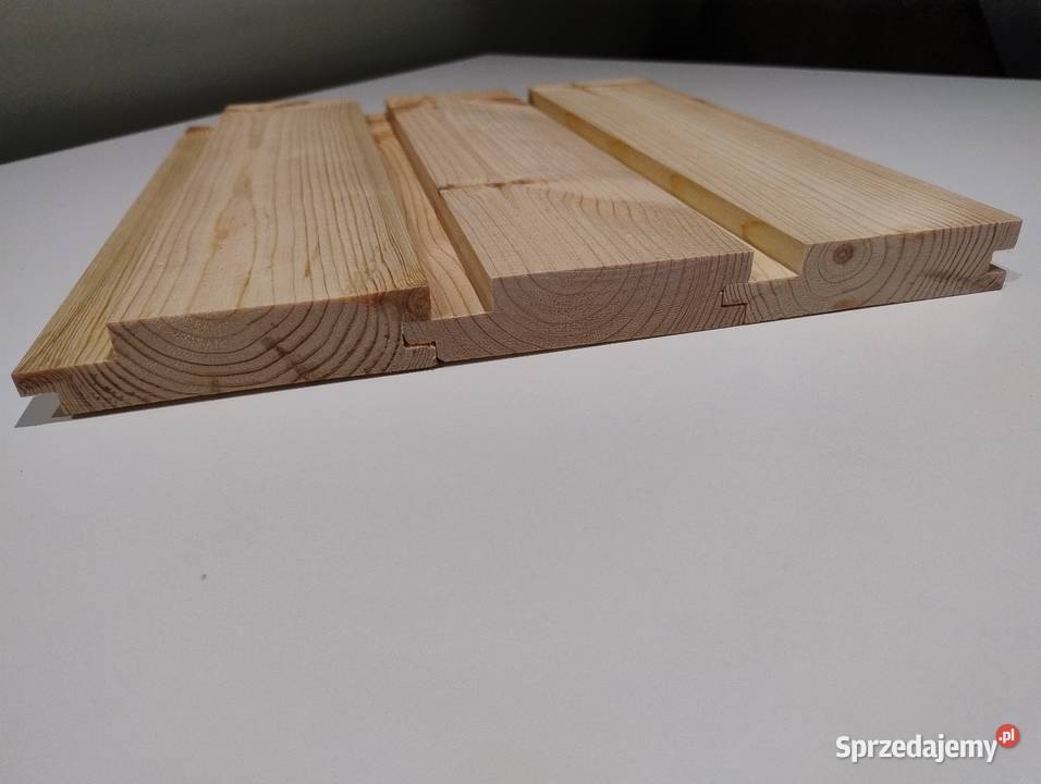 Elewacjadeska elewacyjna sosna sosnowa lamel wielkopolskie Grodziec