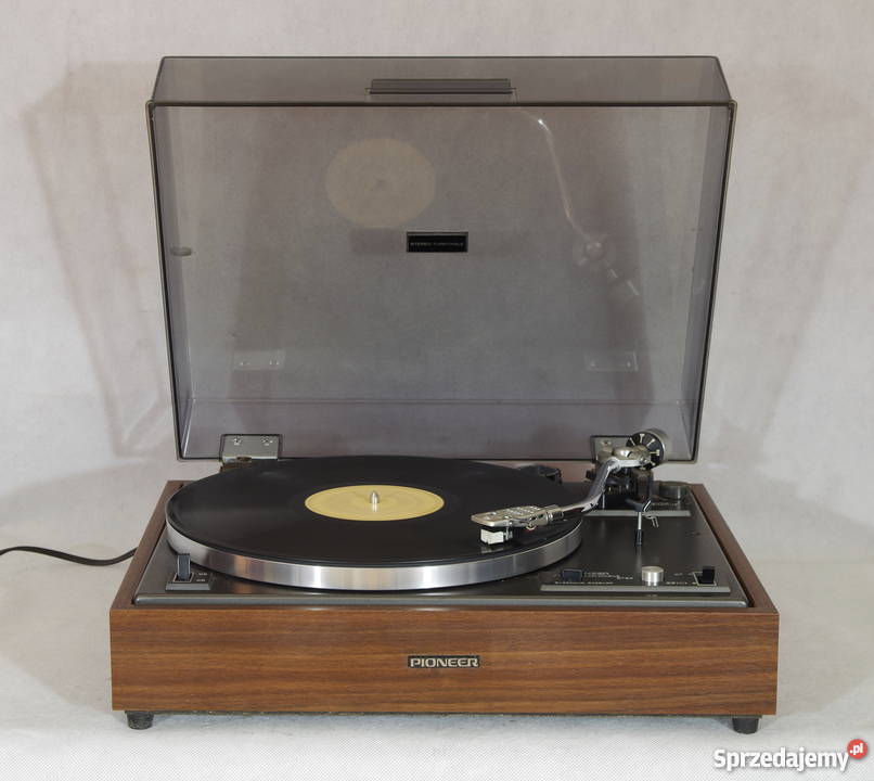 Gramofon Pioneer 15D sprawny ramię S Nowy Pasek Szczodre