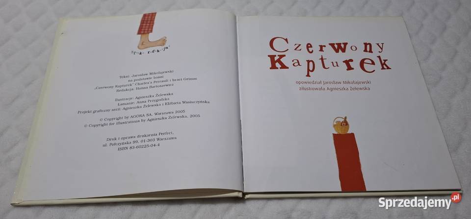 Czerwony kapturek Jarosław Mikołajewski Dziecko Czeladź