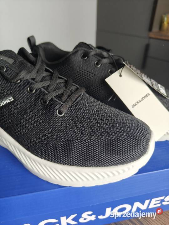 Męskie buty 44 Jack Jones czarne nowe warmińsko-mazurskie Olsztyn sprzedam