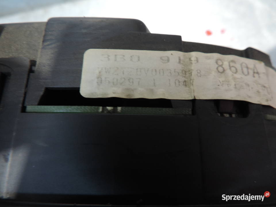 LICZNIK ZEGAR VW PASSAT B5 18 3B0919860A małopolskie Nowy Sącz