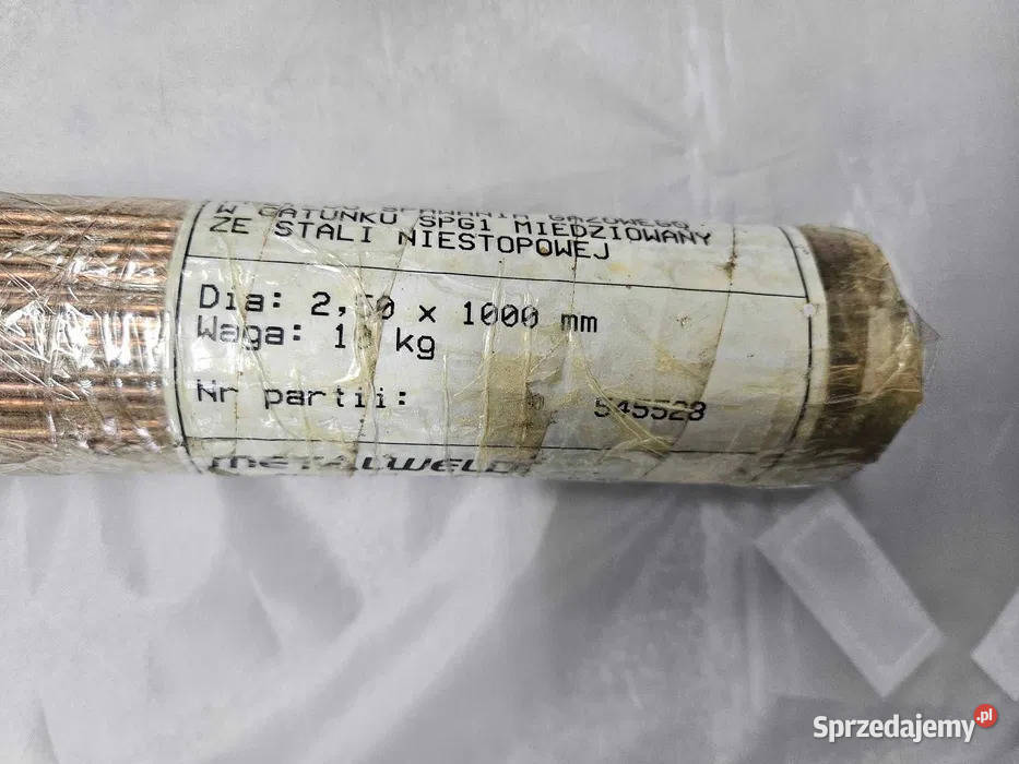 Pręt drut SPG1 spawanie gazowe 25 mm miedziowany lubelskie Lublin