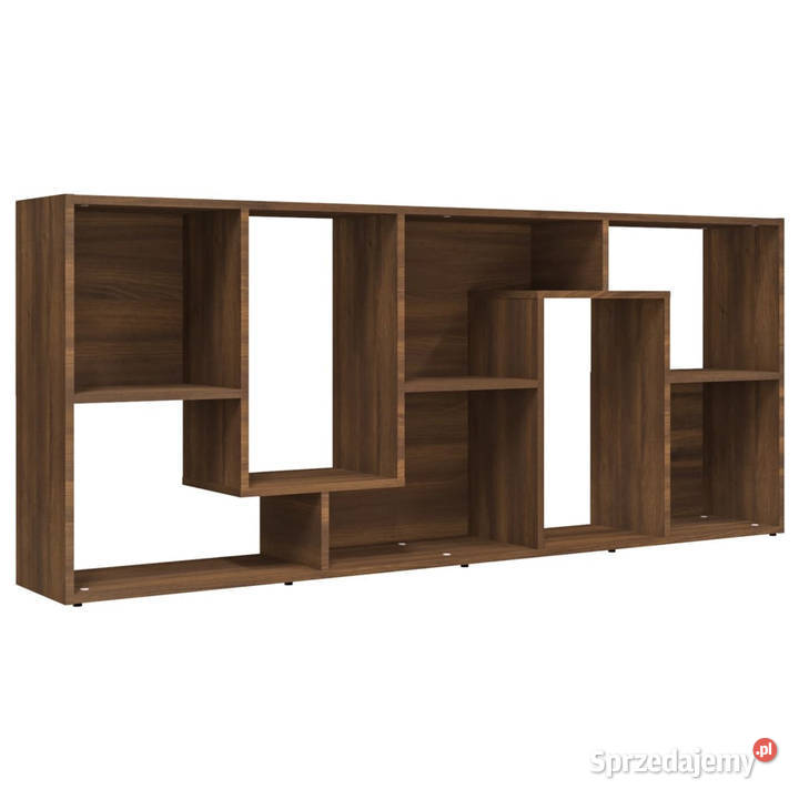 Regał na książki brązowy dąb 67x24x161 WM815503 Warszawa