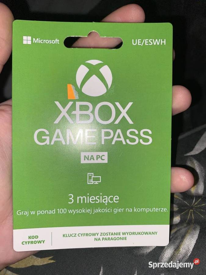 Xbox Game Pass 3 miesiące PC Siemianowice Śląskie sprzedam