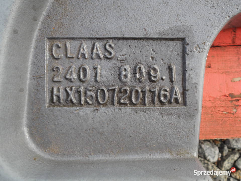 Claas Jaguar obciążnik balast sieczkarnia polowa Do sieczkarni Stęszew