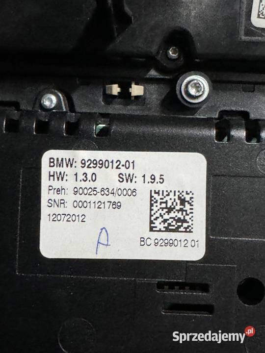 BMW F10 F11 PANEL KLIMATYZACJI RADIA PODGRZEWANE