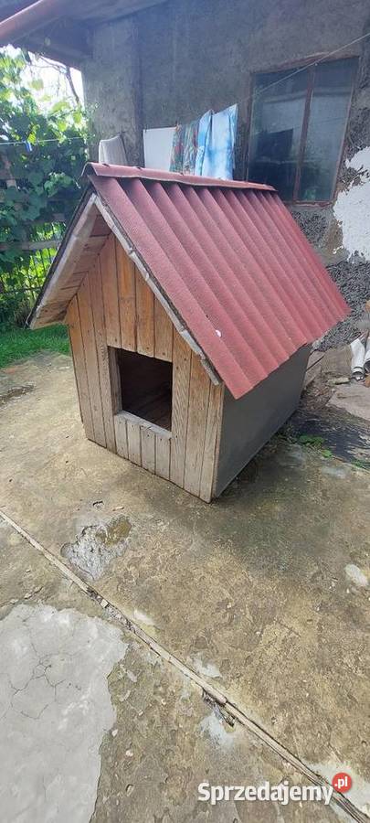 Duża ocieplana buda psa 90 x 109 x 129 UŻYWANA Starachowice