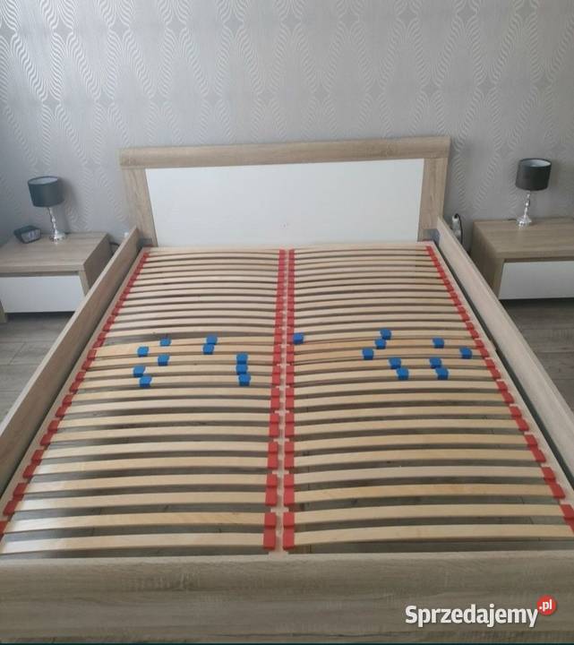 Łóżko dwie szafki 200cm dolnośląskie Oleśnica