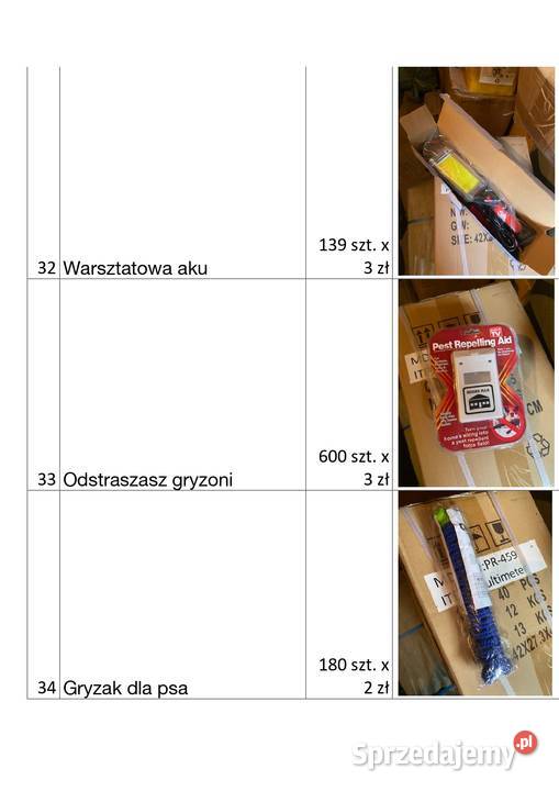Syndyk sprzeda Zbiór Towaru w postępowaniu Pozostałe Katowice
