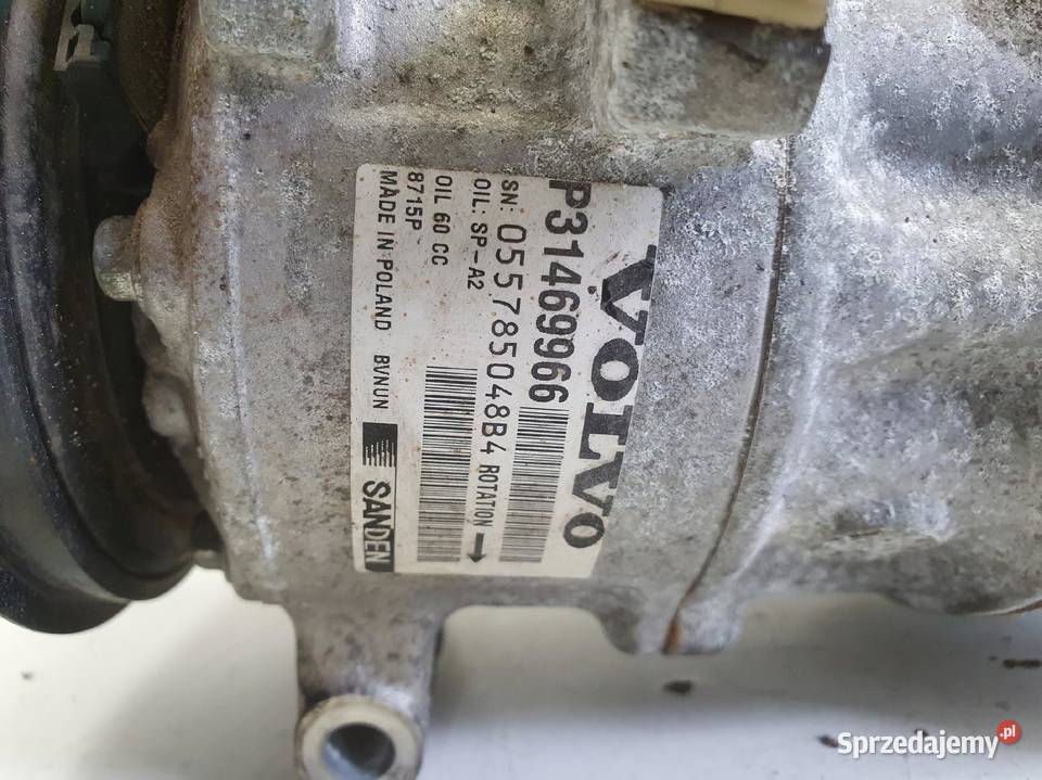 SPRĘŻARKA KLIMATYZACJI Volvo V90 20 T T4 TURBO Kompresory klimatyzacji Chełm