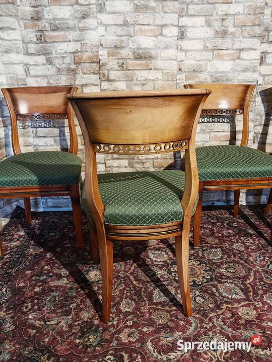 4 stylowe drewniane krzesla Sandomierz