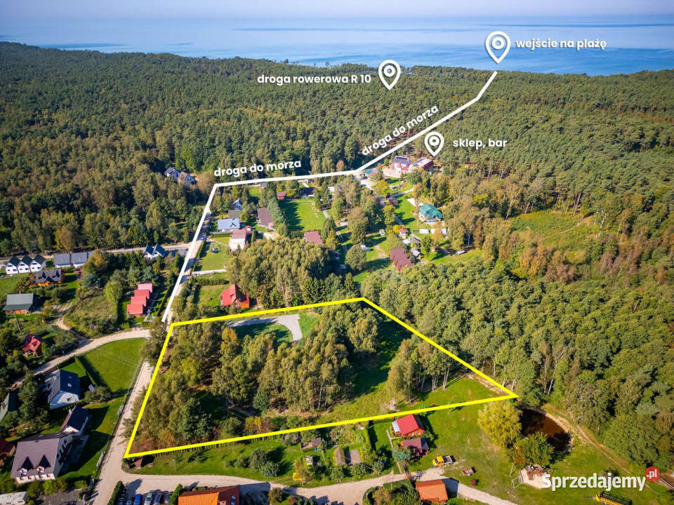 Działka budowlana w Jarosławcu piaszczystej Jarosławiec