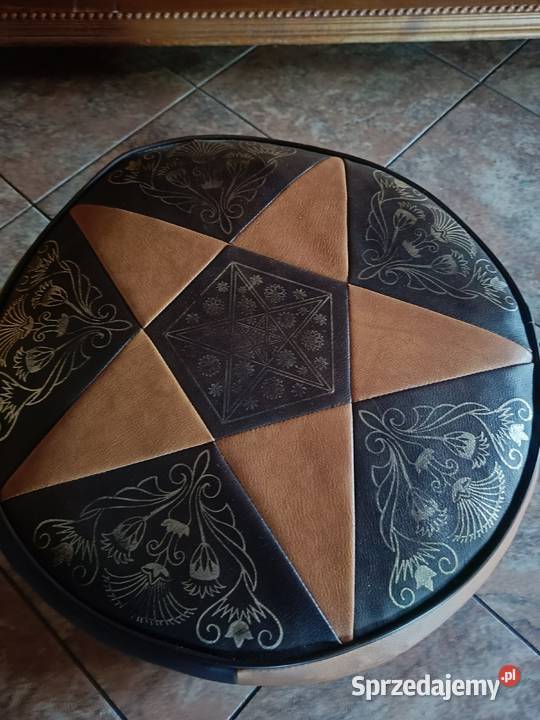 Duża pufa siedzisko Lipno