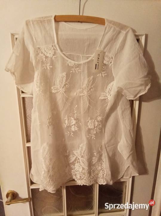 Bluzka włoska biała mazowieckie Warszawa
