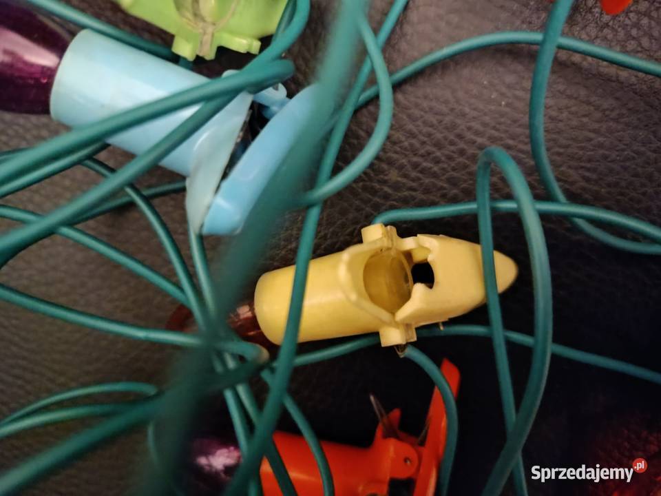 Lampki choinkowe PRL Warszawa