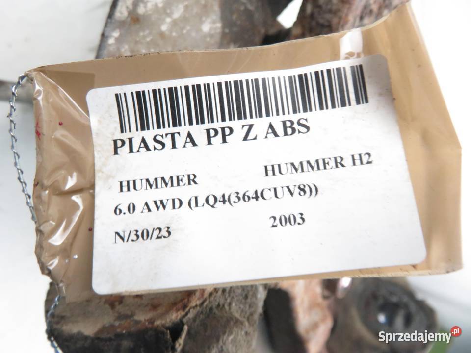 ZWROTNICA PIASTA PRZEDNIA PRAWA HUMMER H2 60 małopolskie