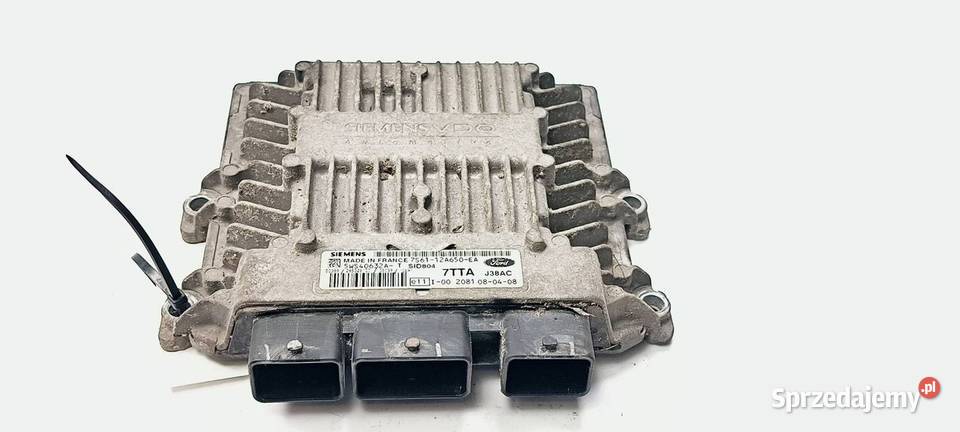 KOMPUTER FORD FIESTA MK6 7S6112A650EA Pozostałe Lipno