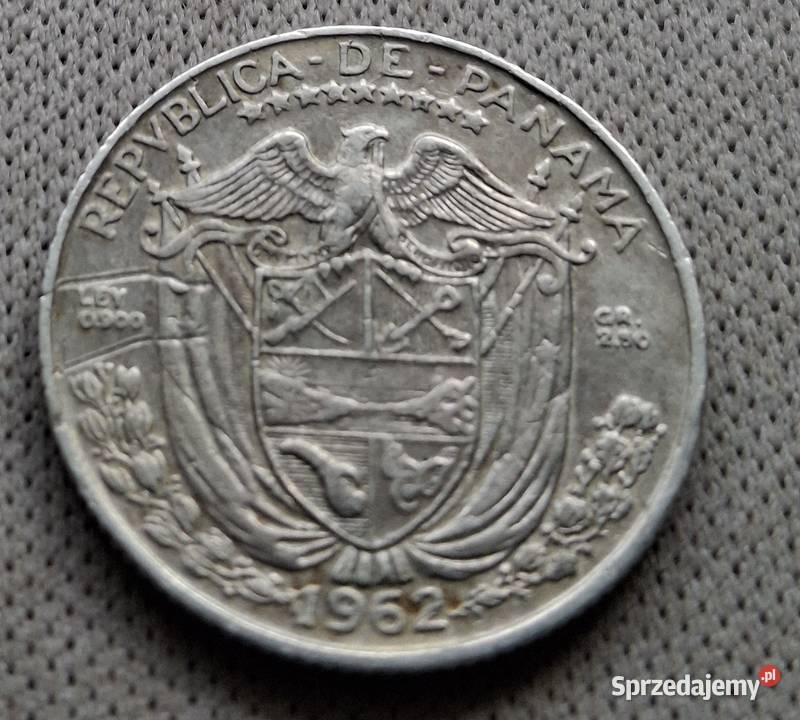 PANAMA 110 BALBOA1962 r SREBRO 0900 Legionowo