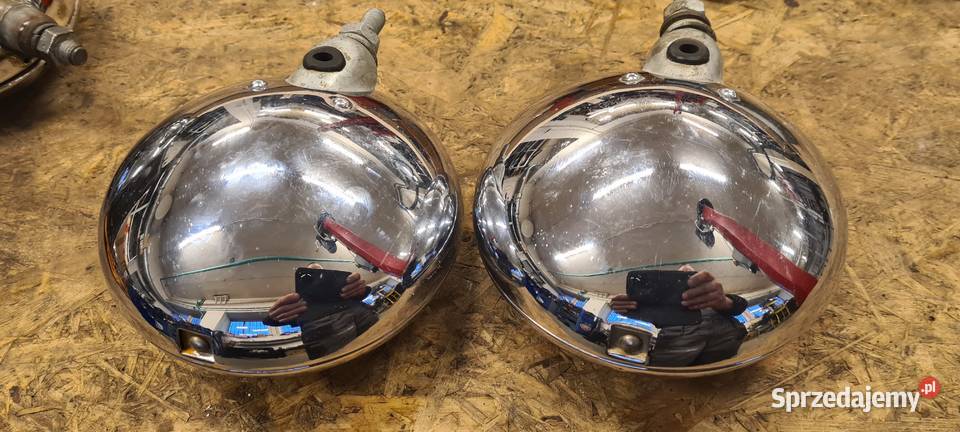 Halogeny HELLA lata 50te mercedes porsche łódzkie Łódź