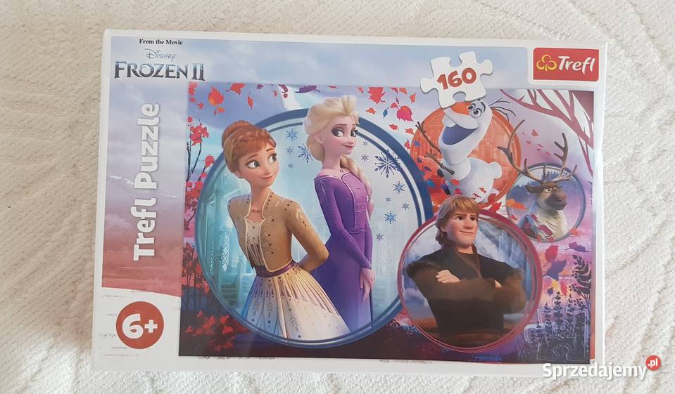 Nowe Puzzle 160 Siostrzana Przygoda Frozen Tref Puzzle
