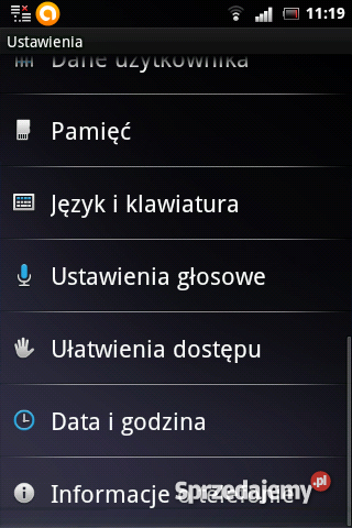 Sony Ericsson Xperia X8 Android 237Multi TouchPr Ostrowo