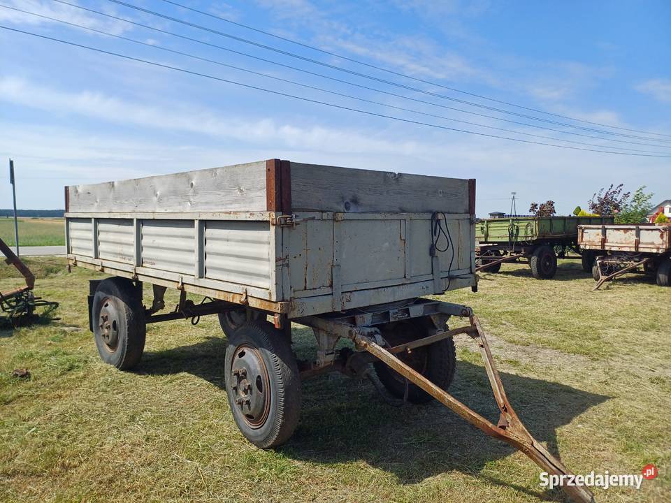 Przyczepy rolnicze różne nieuszkodzony mazowieckie Zwoleń