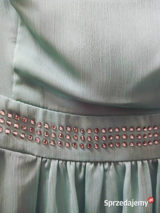 Elegancka zwiewna sukienka miętowa ORSAY 38 40 Rozmiar 40(L) Nowy Sącz sprzedam