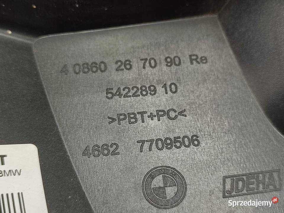 OWIEWKA ZADUPEK PRAWA BMW K1600 GT 20102016 Pozostałe