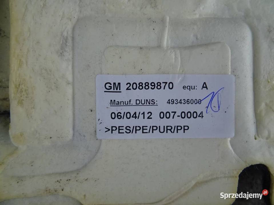 Zafira c listwy boczki dekory panele tapicerka Parcice
