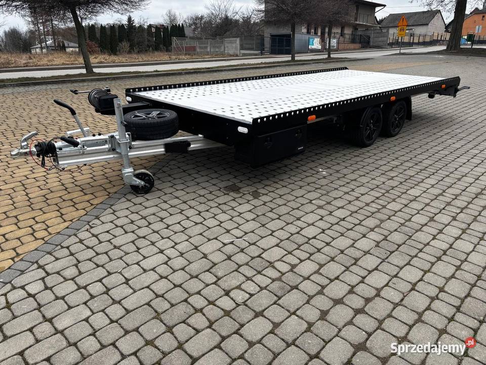 Laweta przyczepa BlackLine 5m x 21m DMC 2700 Przyczepy Bytom