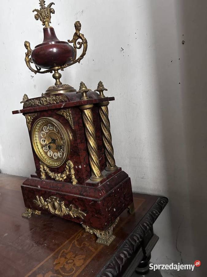 zegar kominkowy marmur Antyki Radomsko