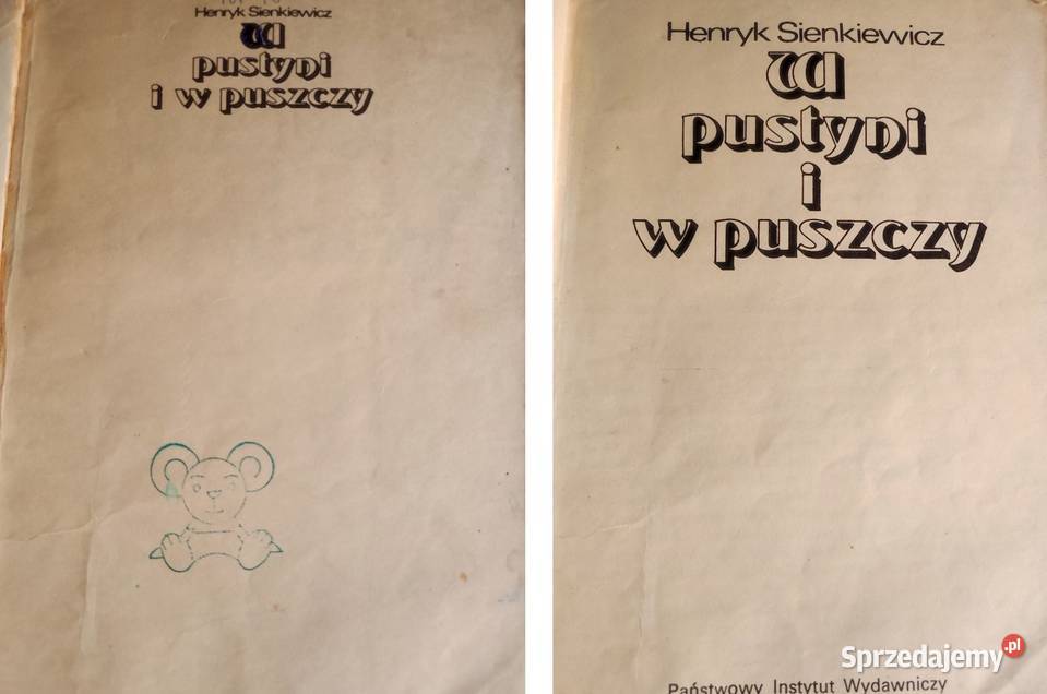 w pustyni i puszczy stare wydanie Henryk