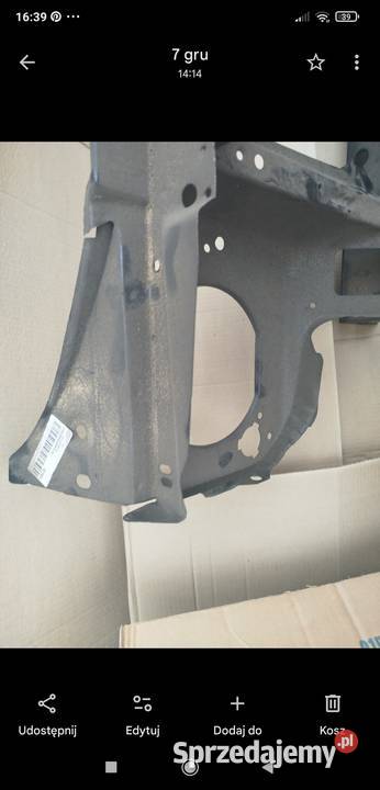 Fiat uno MK1 pas przedni Ryn