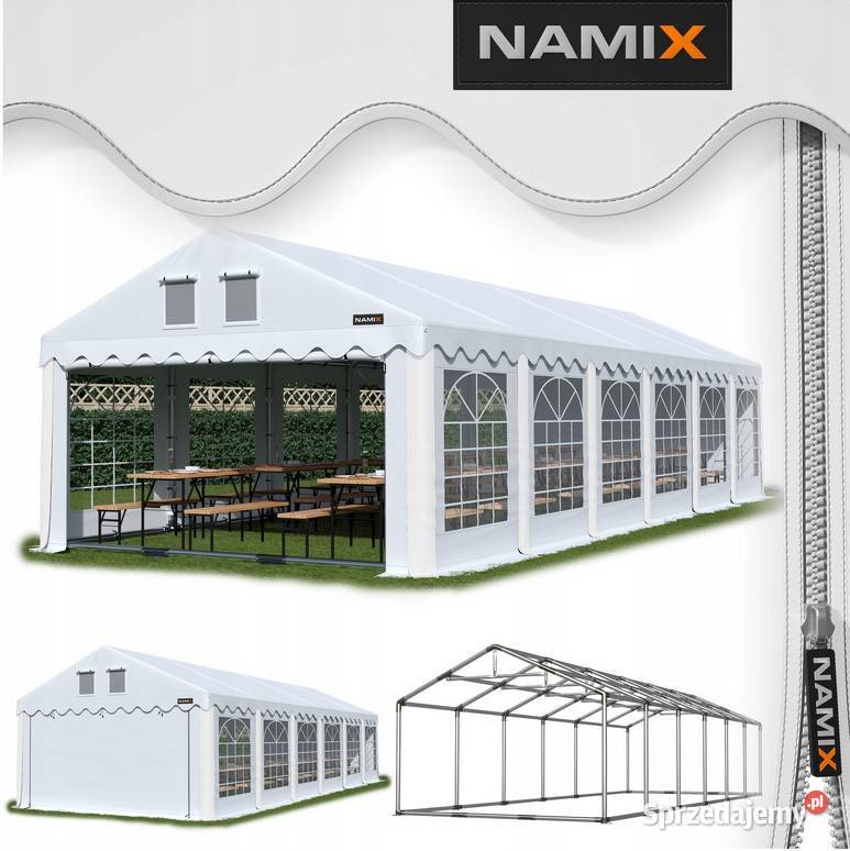 Namiot GRAND 5x12 ogrodowy imprezowy garaż mazowieckie sprzedam