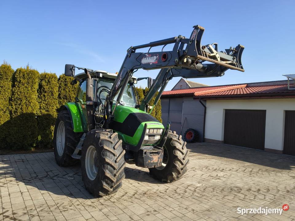 DeutzFahr K420 z ładowaczem Grabów Szlachecki