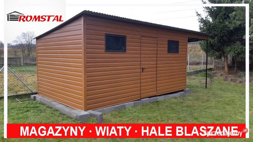Garaż Blaszany Schowek Ogrodowy Magazyn Wiata Tarnów sprzedam