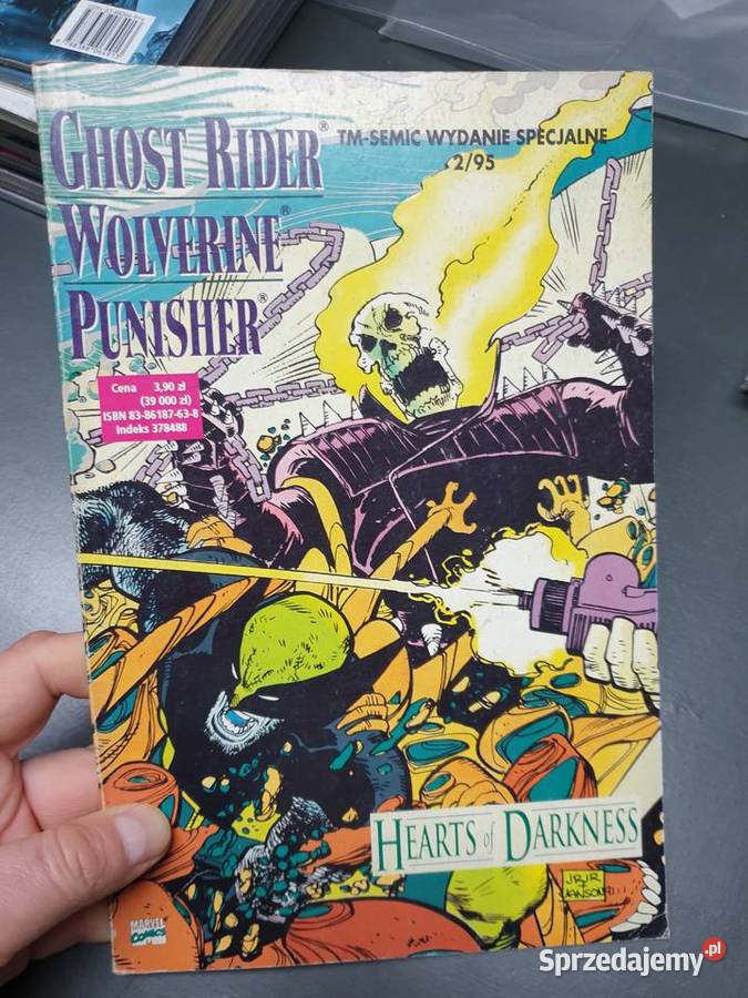 Ghost Rider Wolverine Punisher TMSemic wyd Polskie Gdynia