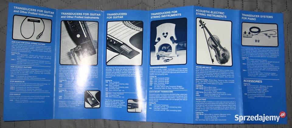 Barcus Berry katalogi i cenniki Pozostałe Kępice