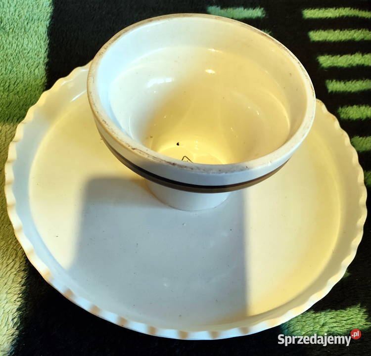 Tortownica fajansowa ręcznie malowana Koło Pozostałe Lublin