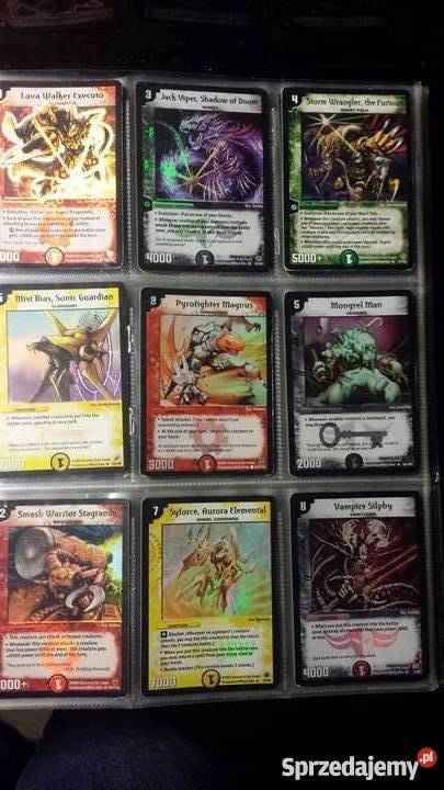 Unikatowe karty DUEL MASTERS Warszawa
