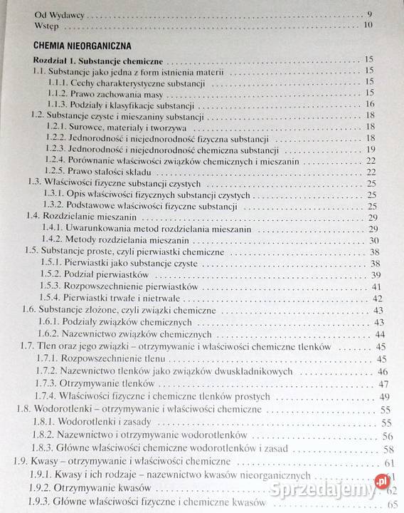 Chemia 1 S Hejwowska R Marcinkowski Rok wydania 2007 Pozostałe Chełm